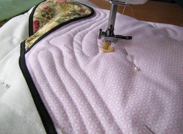 بطانية غرزة مستقيمة