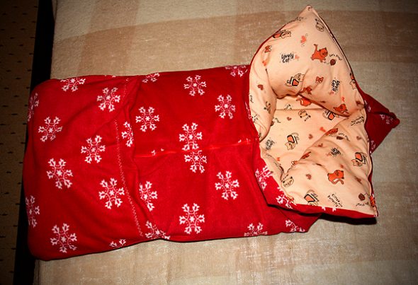 مغلف بطانية ملونة