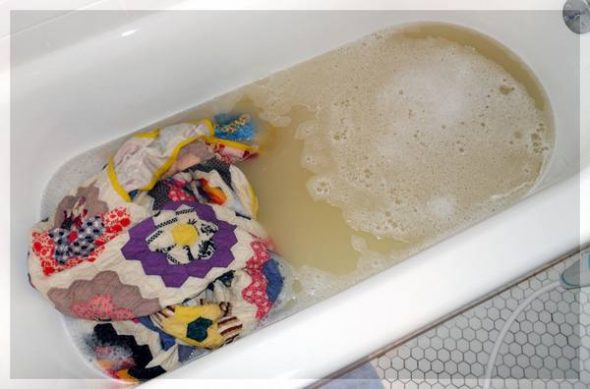 غسل اليد البطانيات