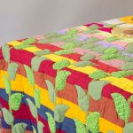 اللحف لحاف مع أوراق للزينة