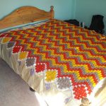 الالوان الثلاثة منقوشة متعرج اليدوية