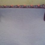 بطانية كبيرة مع الأرانب على محيط