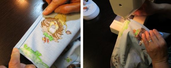 نعالج جانبين من المخدة