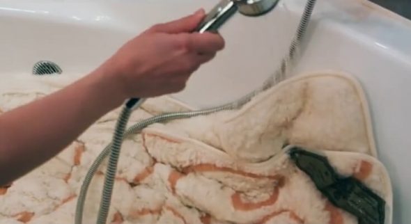 نحن شطف بطانية