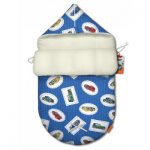 مغلف الفراء لحديثي الولادة مع الآلات الكاتبة الرجعية