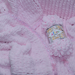 الضفائر الوردي الحساسة من غزل أفخم غير عادية