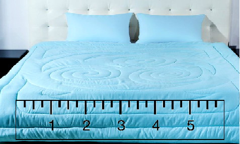 تحديد حجم البطانية