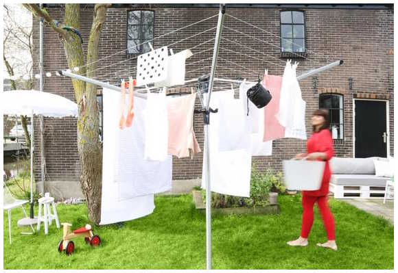 تجفيف السرير في الشارع