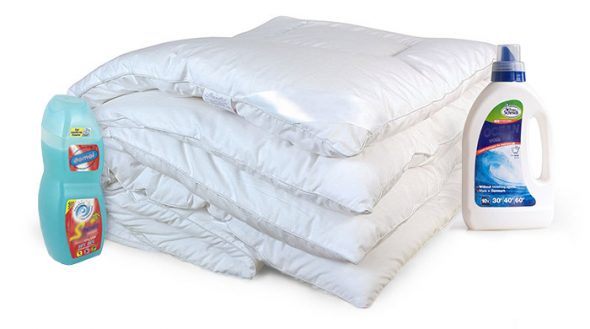 المواد الهلامية لغسل البطانيات