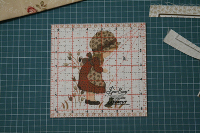 لقد قطعنا الجزء المركزي من البطانية