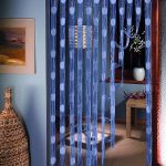 ستائر زرقاء أصلية