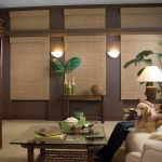 ستائر بامبو طبيعية كثيفة