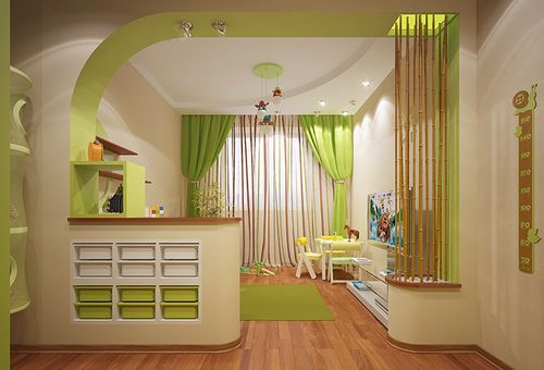 غرفة في ظلال خضراء