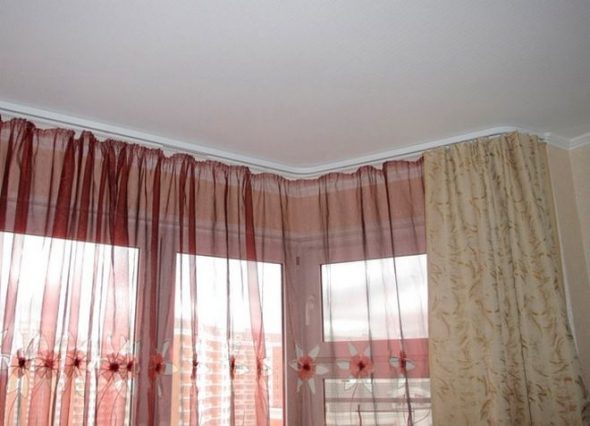 سكة ستارة بلاستيكية مرنة للستائر