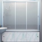 ستارة بلاستيكية مع ورقة انزلاق المركزية