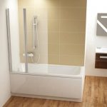 ستارة صغيرة على حمام مستطيل