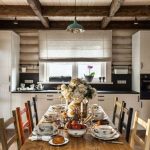 مطبخ واسع في منزل السجل