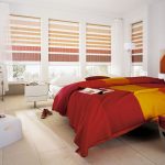 تصميم غرفة نوم فسيحة على الطراز الحديث.