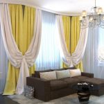 مزيج متناسق من ظلال الستائر