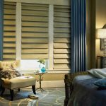 تتالي الستائر في الداخل لكل إطار على حدة