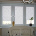 نافذة الديكور في خليج نافذة الستائر الدوارة