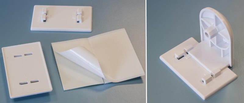 السحابات الأعمى الأسطوانة للتثبيت على شريط لاصق