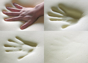 رغوة الذاكرة تأثير مضادات الميكروبات