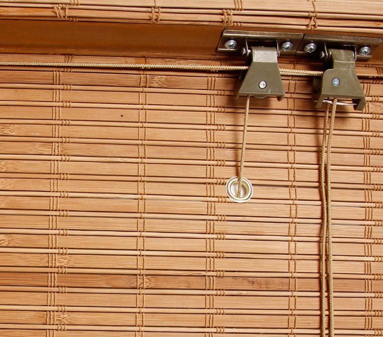 رفع آلية الستائر الخيزران تدحرجت