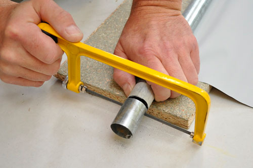 تقليم رمح أعمى الأسطوانة مع منشارا