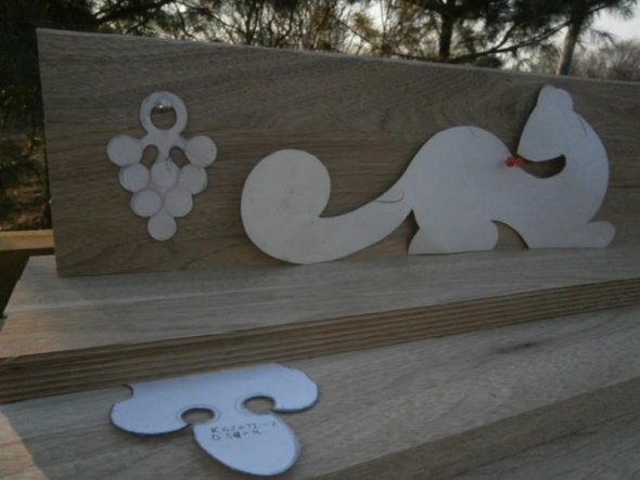 ارسم قالبًا وترجمه على الدرع