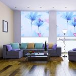 الخشب صفح على أرضية غرفة المعيشة