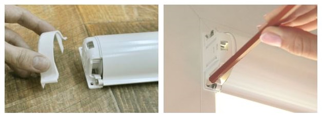 بمناسبة مكان ستائر الكاسيت ، قم بذلك بنفسك