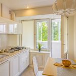 تصميم المطبخ في ظلال البيج