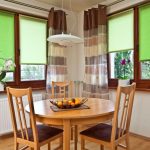 طاولة المطبخ من شجرة طبيعية