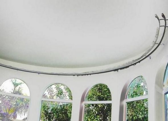 ستارة السكك الحديدية الألومنيوم للستائر