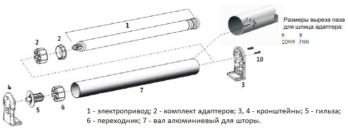 تخطيط محرك كهربائي داخل بطانة أعمى الأسطوانة