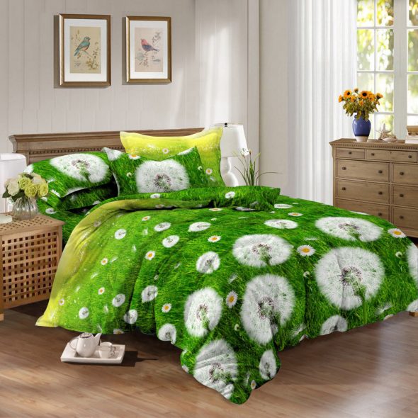 مجموعة السرير اليورو مشرق