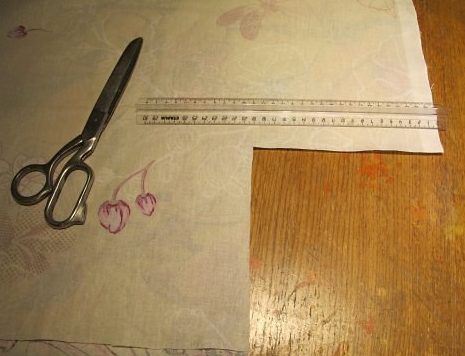 قطع المربعات في الزوايا