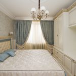 مزيج من اللون الأزرق والبيج تبدو أنيقة جدا في غرفة النوم