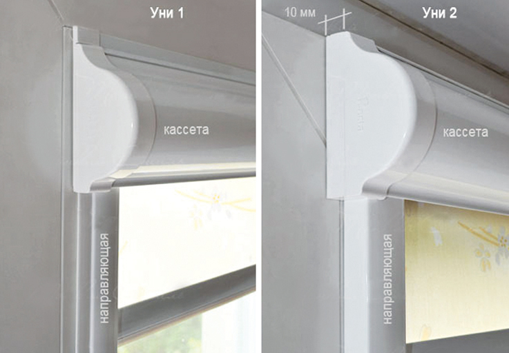 أنواع مختلفة من الستائر الدوارة كاسيت مصغرة