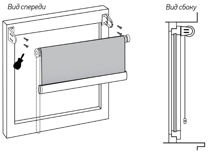 تأمين الستائر لفة من نوع مع مسامير التنصت على الذات