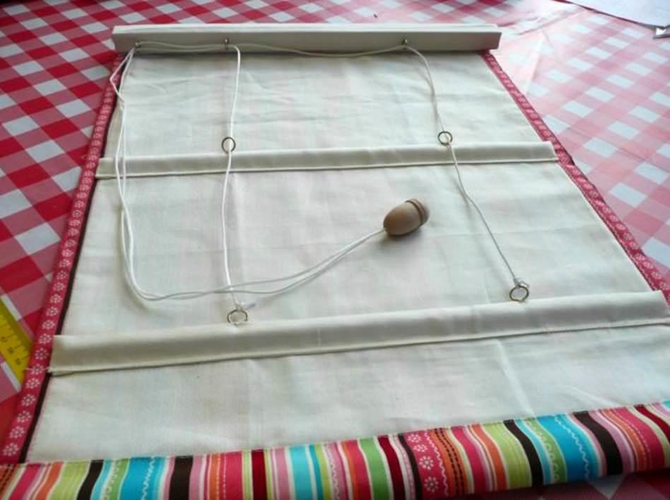 تصميم بسيط الستائر الرومانية محلية الصنع