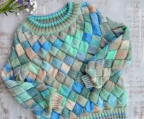 الحياكة في أسلوب enterlak