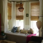 الخيزران الستائر الرومانية الكلاسيكية للراحة مكان