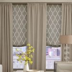 الستائر الرومانية فرملس على النوافذ البانورامية