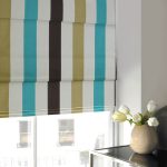 أربعة ألوان الستار الروماني مخطط