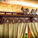 كورنيش خشبي مصنوع يدويًا