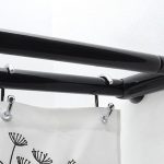 قضيب ستارة الحمام مزدوجة