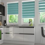 ستائر من النهار إلى الليل في تصميم المطبخ