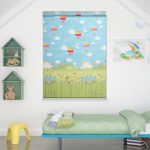 فتح الستار نوع لفة مع نمط للأطفال